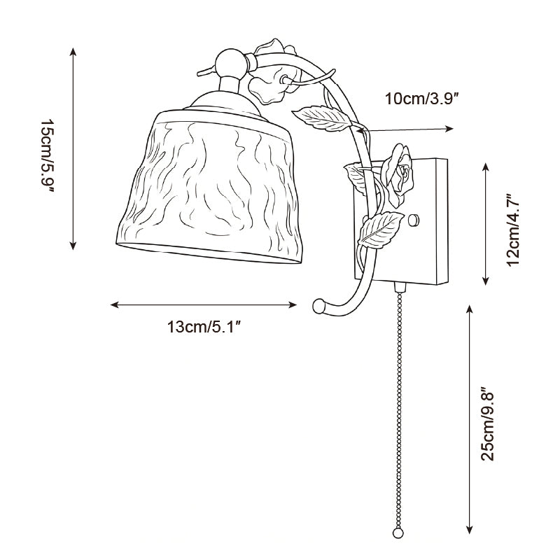 Roseraie Verse Wall Lamp