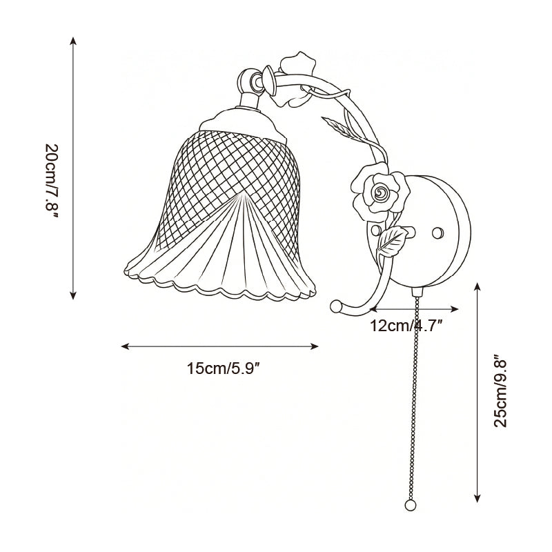 Roseraie Verse Wall Lamp
