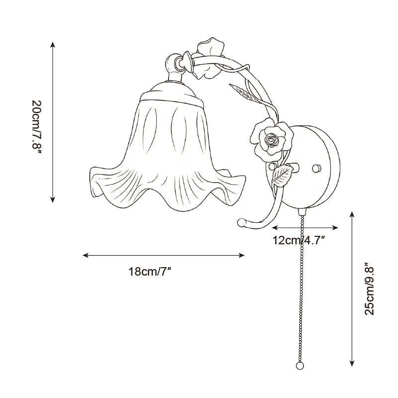Roseraie Verse Wall Lamp