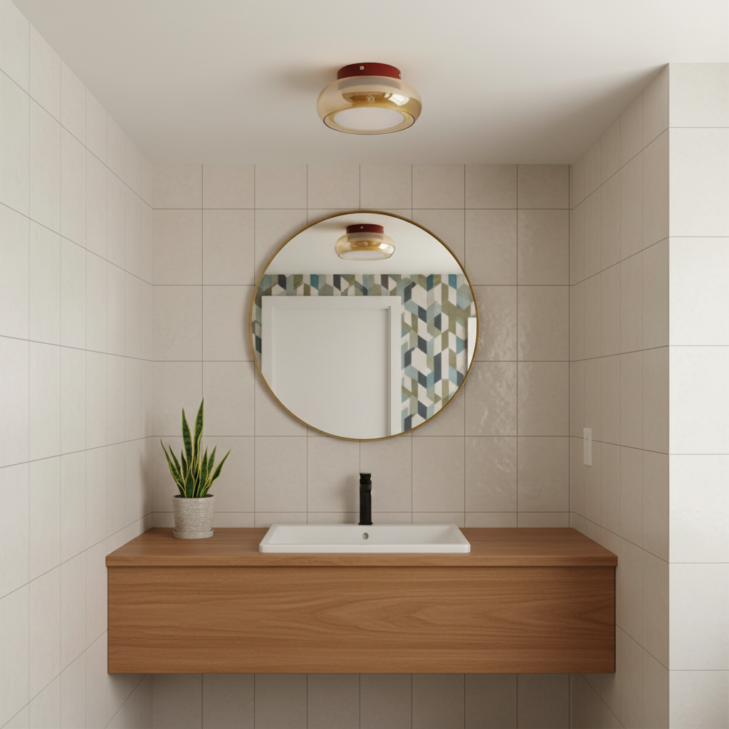 Rotan Ceiling Light