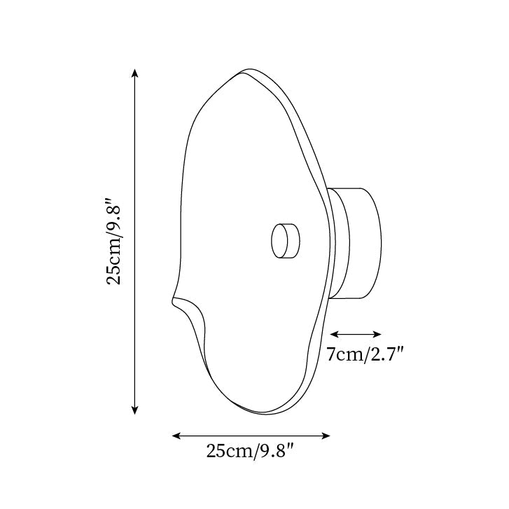 Round Nebulae Wall Light