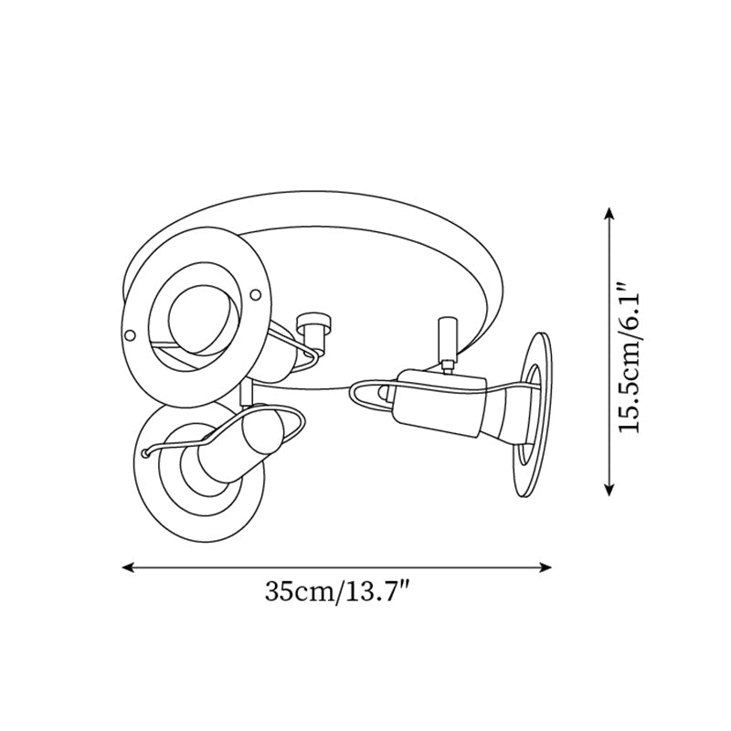Round Batya Ceiling Light