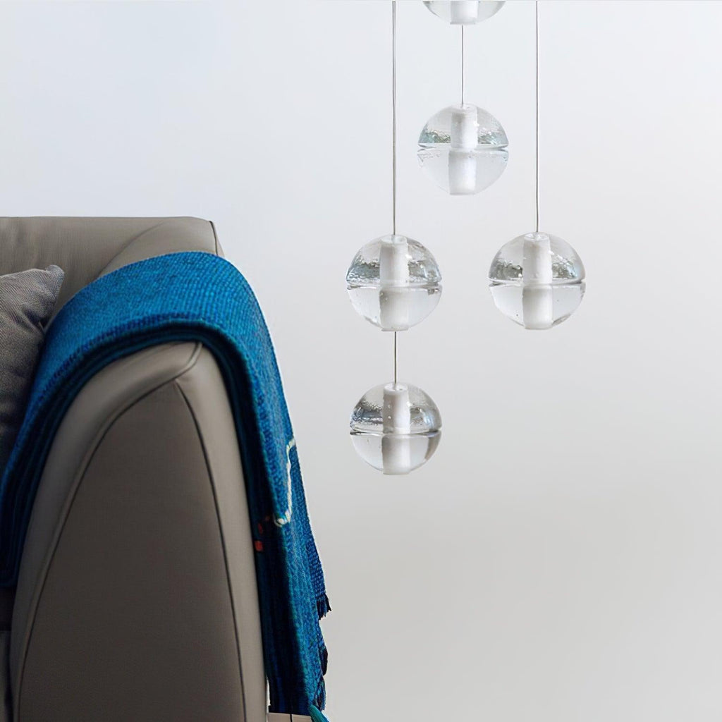 Round K9 Crystal Chandelier