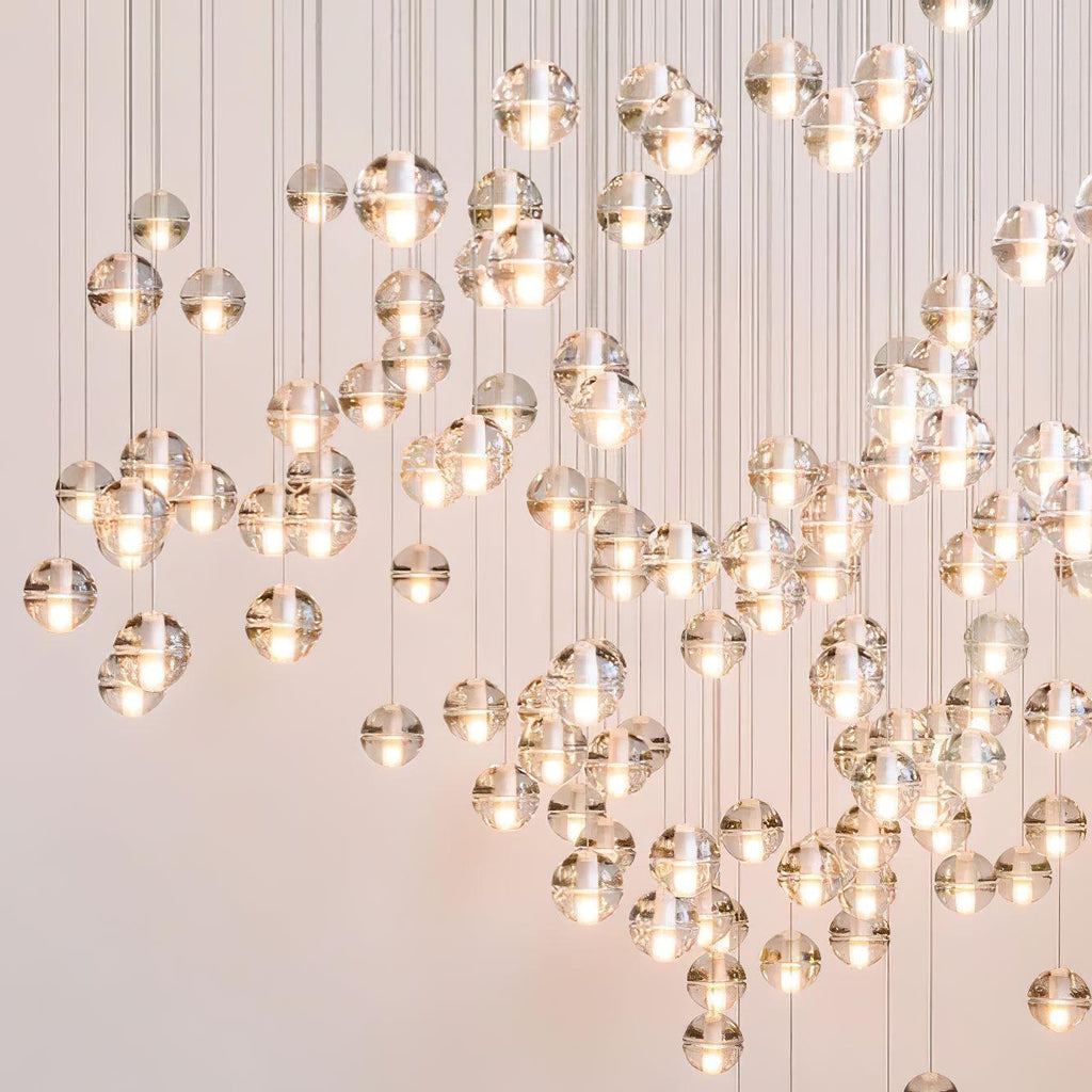 Round K9 Crystal Chandelier
