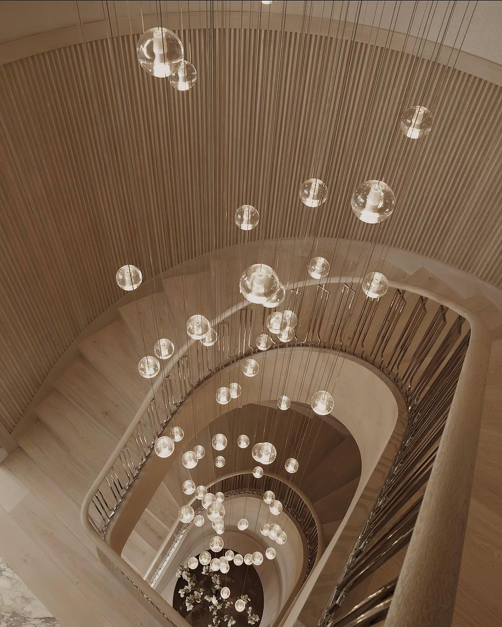 Round K9 Crystal Chandelier