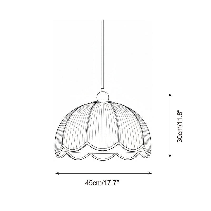 Ruffle Pendant Lamp