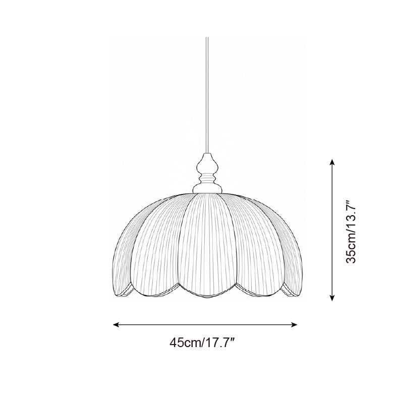 Ruffle Pendant Lamp