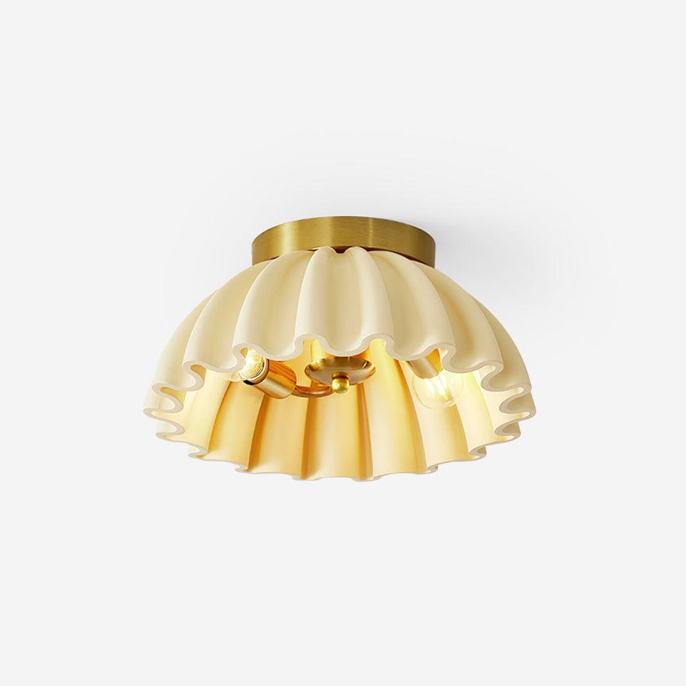 Ruffle Ceiling Light