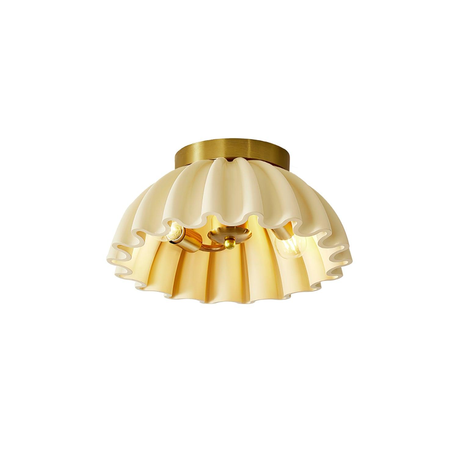 Ruffle Ceiling Light