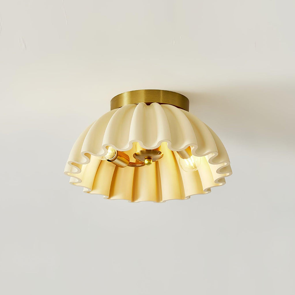 Ruffle Ceiling Light