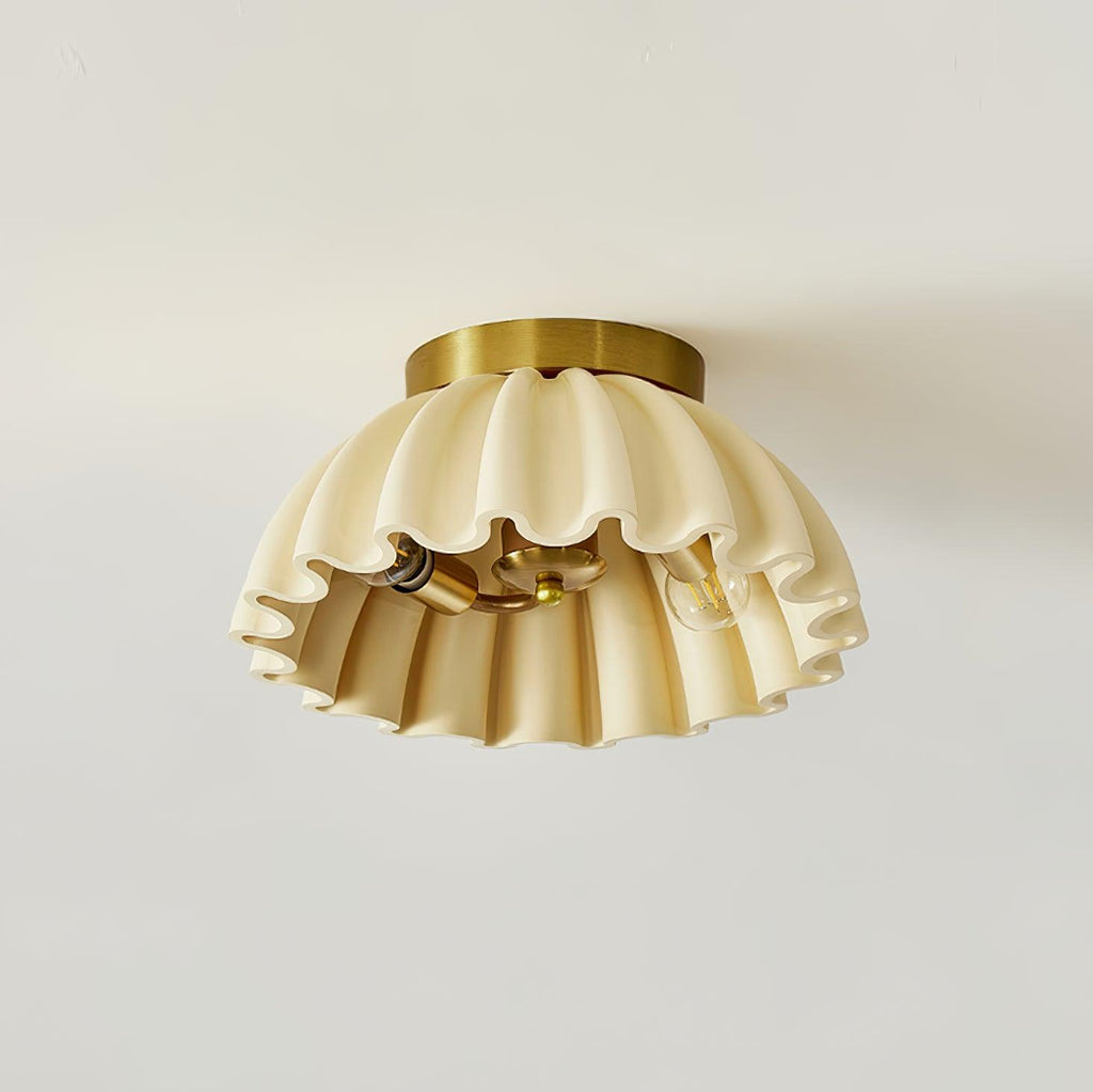 Ruffle Ceiling Light