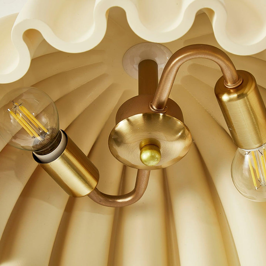 Ruffle Ceiling Light