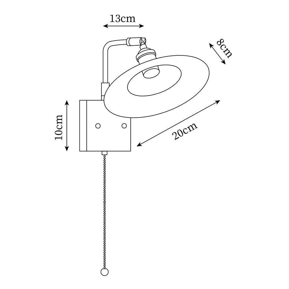 Runia Brass Wall Lamp