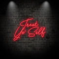 Treat Yo' Self Neon Sign – Add some flair to your décor with this playful neon sign, perfect for birthday or self-care reminder
