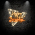 Vibrant Birthday Glow Light, Elevate your birthday décor with this eye-catching neon sign that adds a festive touch to any space