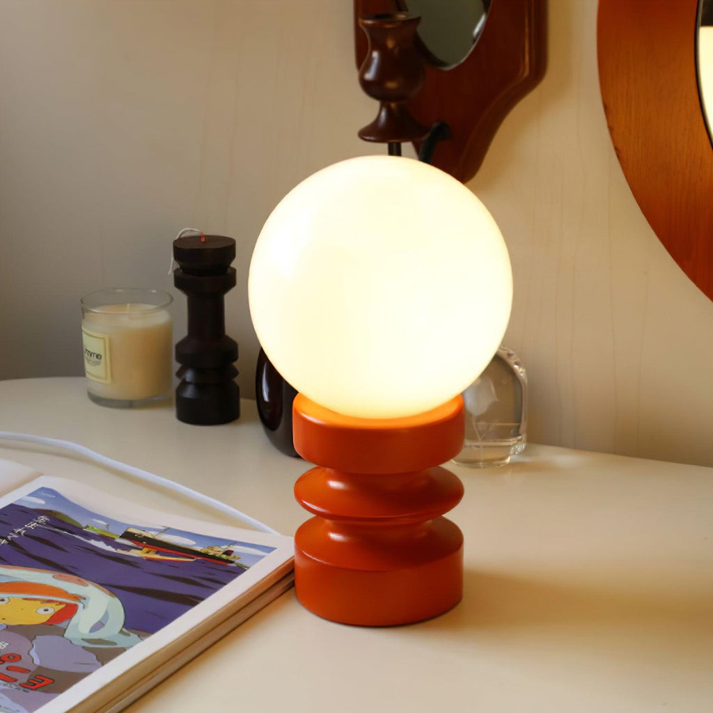 Sankey Orange Table Lamp