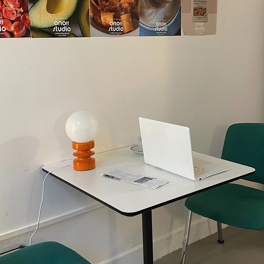 Sankey Orange Table Lamp