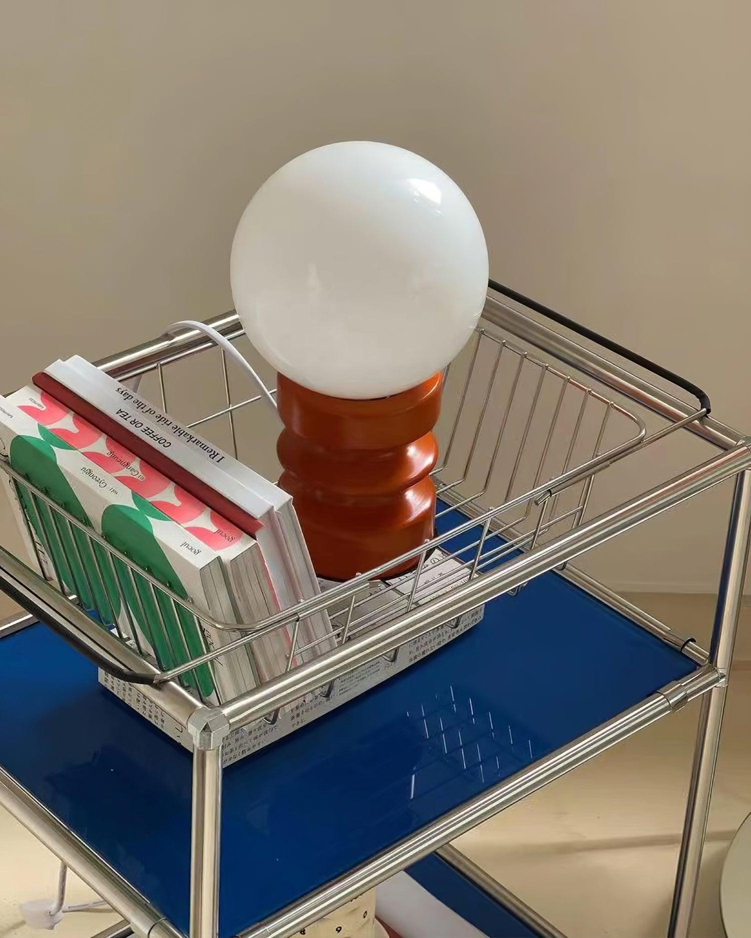 Sankey Orange Table Lamp