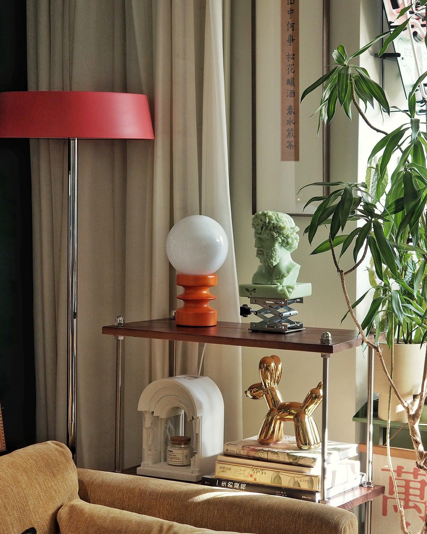 Sankey Orange Table Lamp
