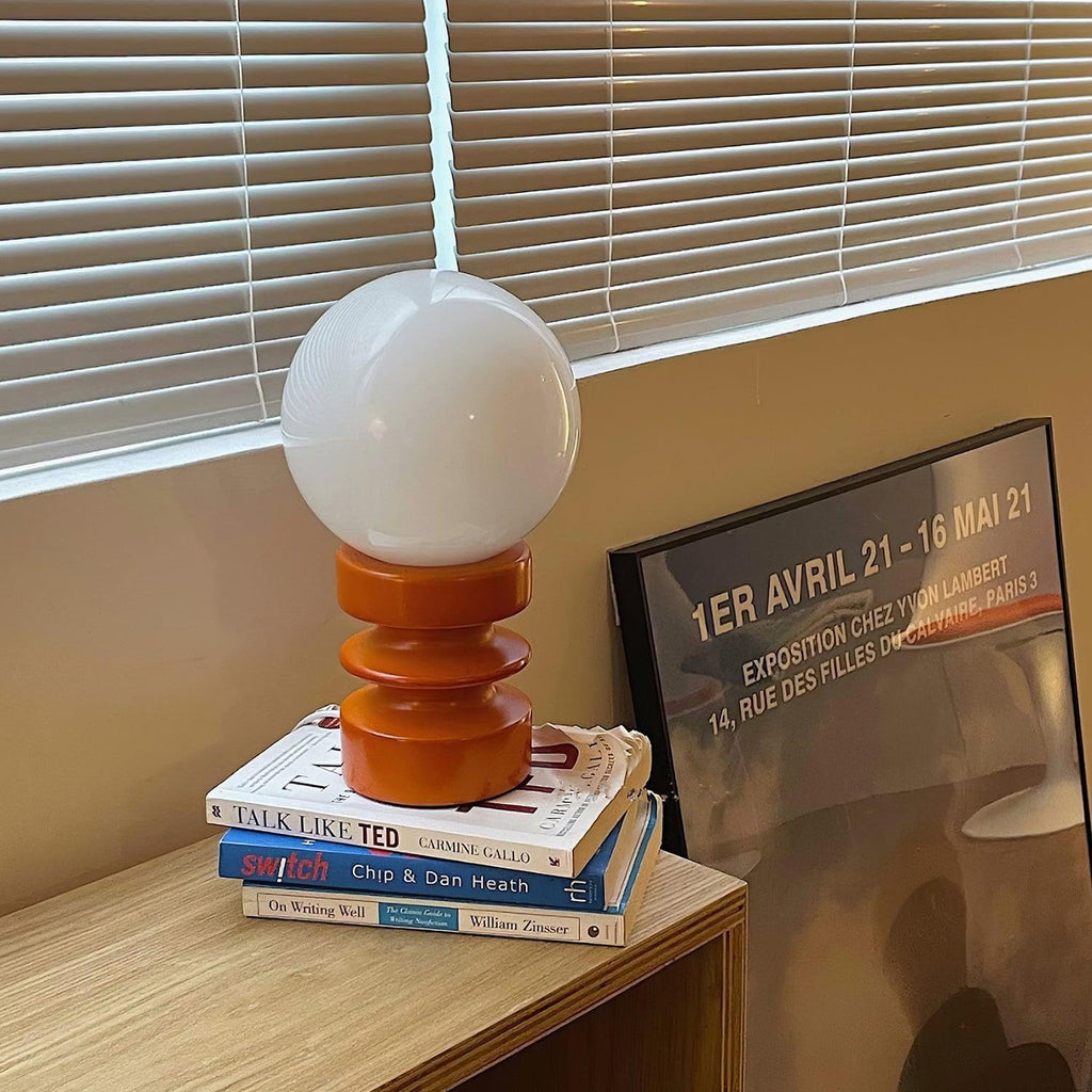 Sankey Orange Table Lamp