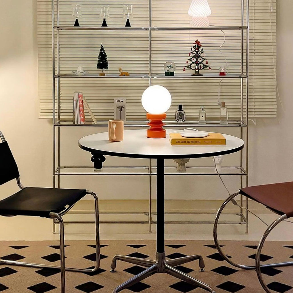 Sankey Orange Table Lamp