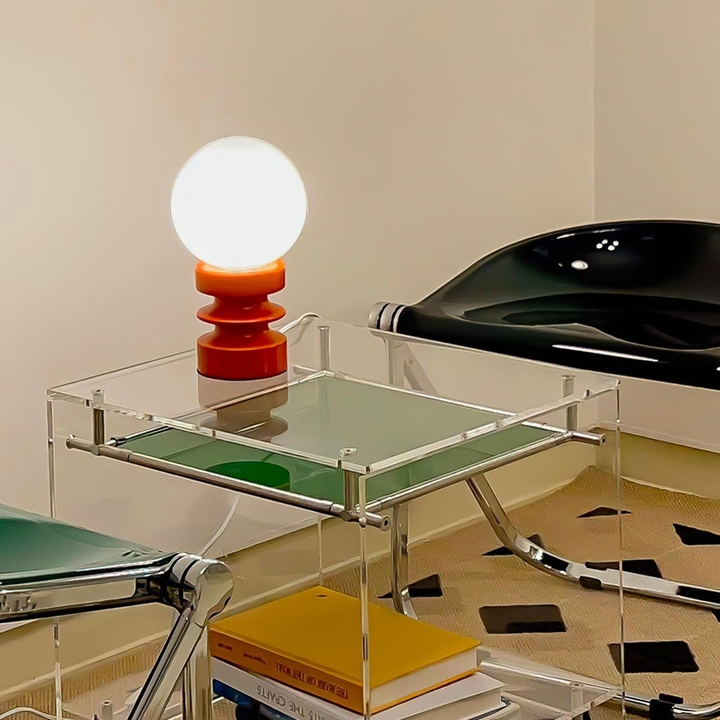 Sankey Orange Table Lamp