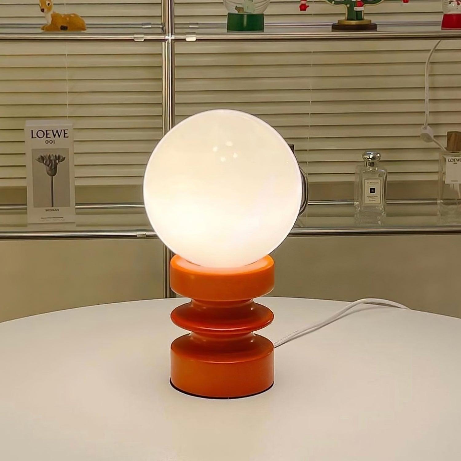 Sankey Orange Table Lamp