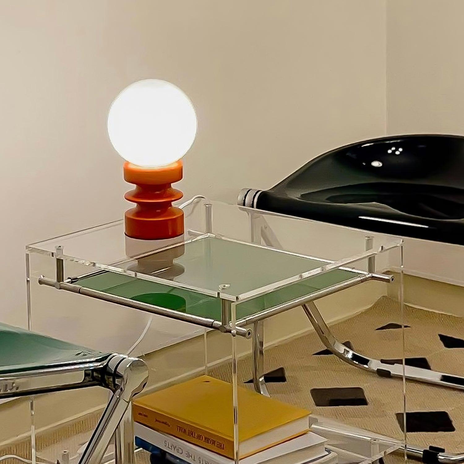 Sankey Orange Table Lamp