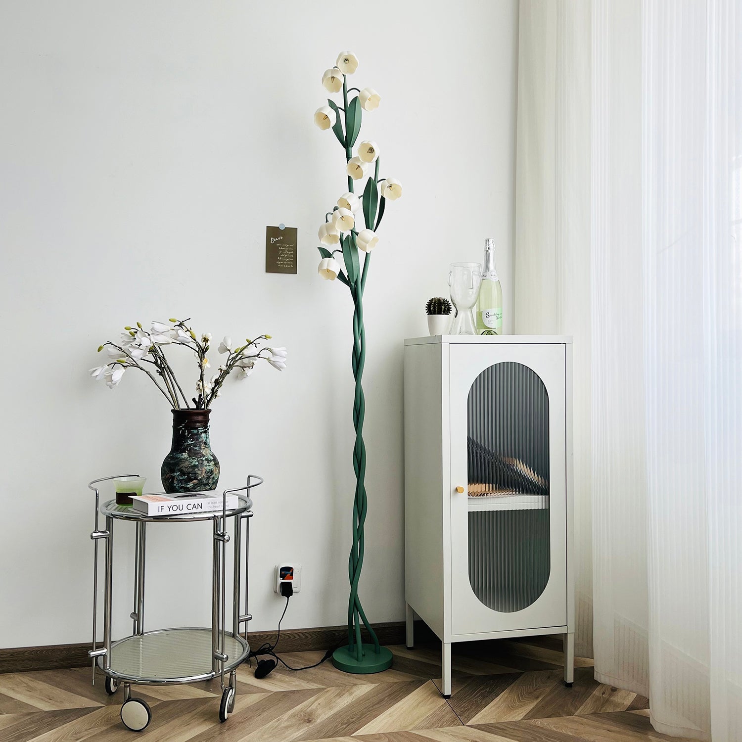 Sara Orchid Floor Lamp