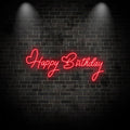 Toysign Custom Happy Birthday Neon Light Sign – Bright LED Party Decoration for Celebrations, Birthdays and Special Occasions