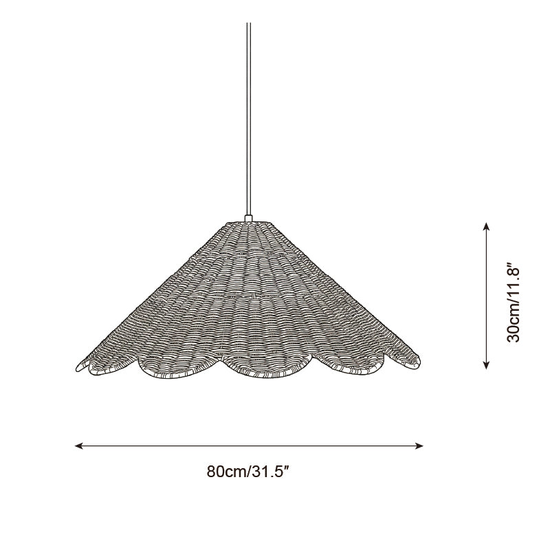 Scallop Pendant Lamp