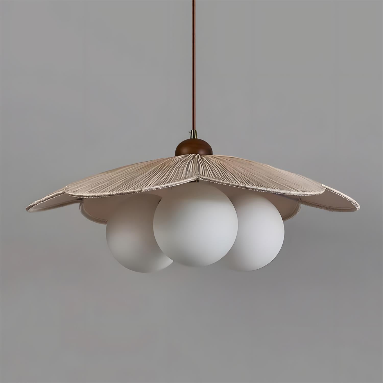 Sculpted Blossom Pendant Lamp