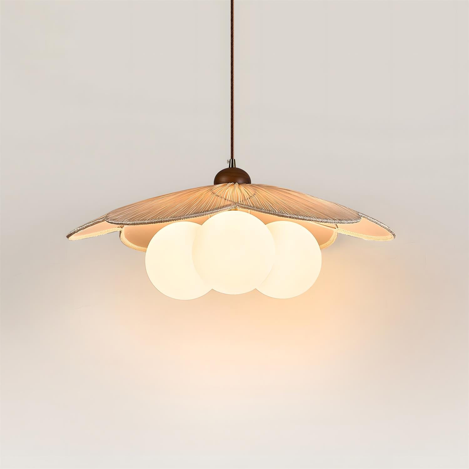 Sculpted Blossom Pendant Lamp