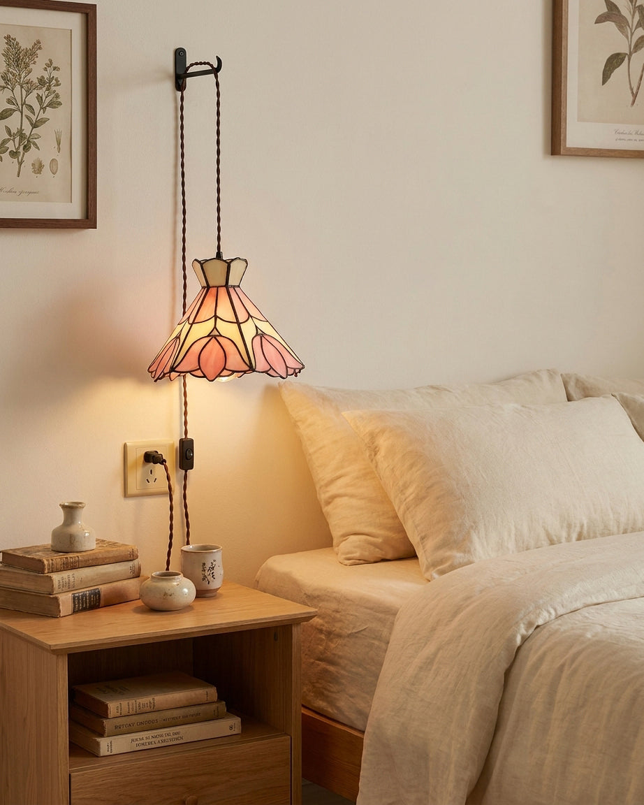 Serena Tiffany Plug In Pendant Light