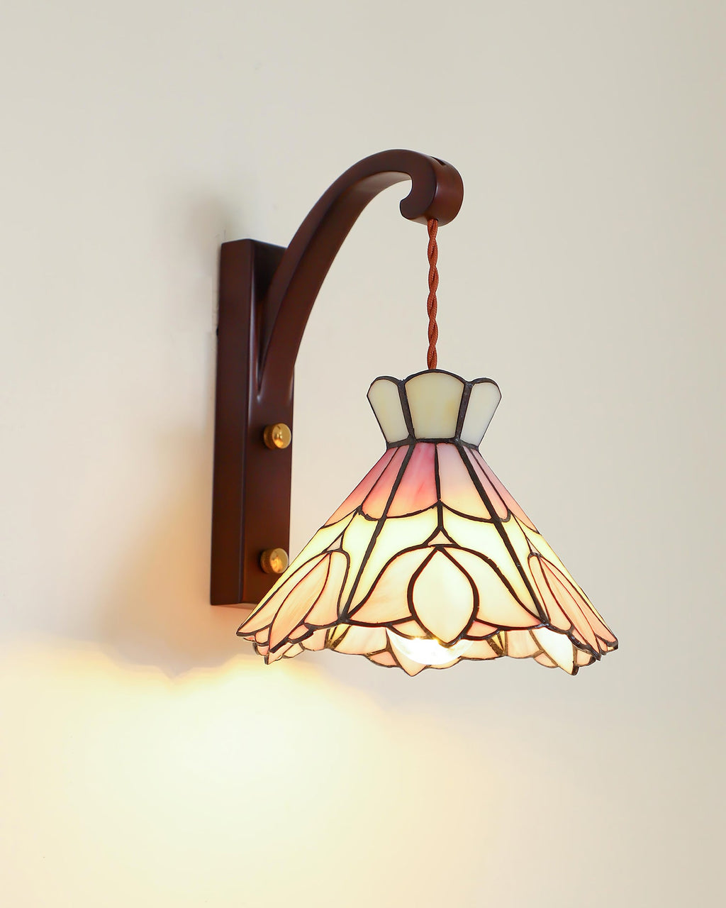 Serena Tiffany Plug In Wall Lamp