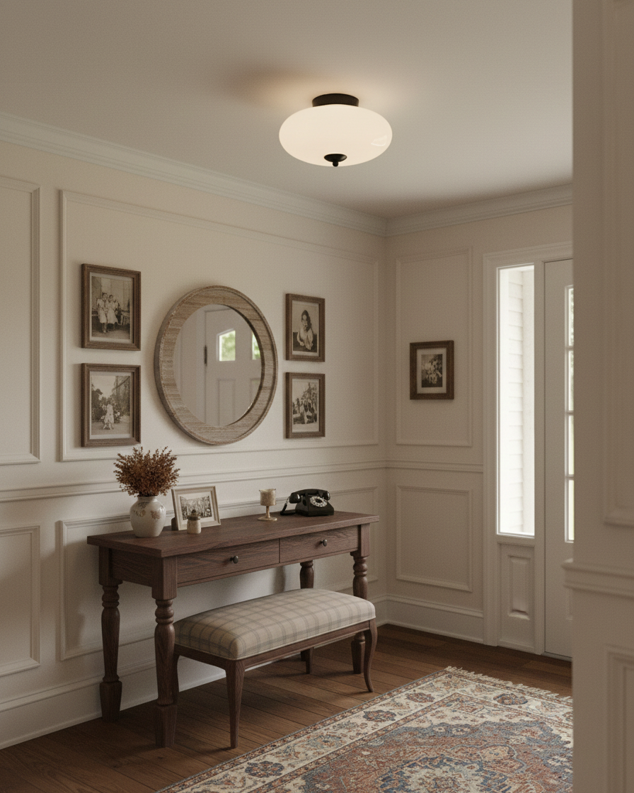 Serene Globe Ceiling Lamp