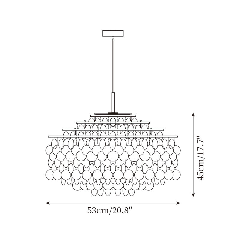 Shell Chandelier