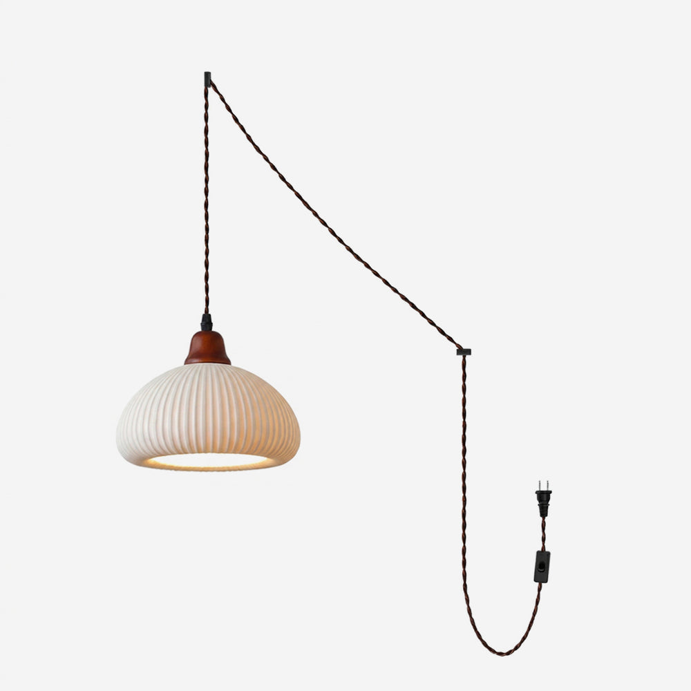 Sidra Ceramic Plug In Pendant Light