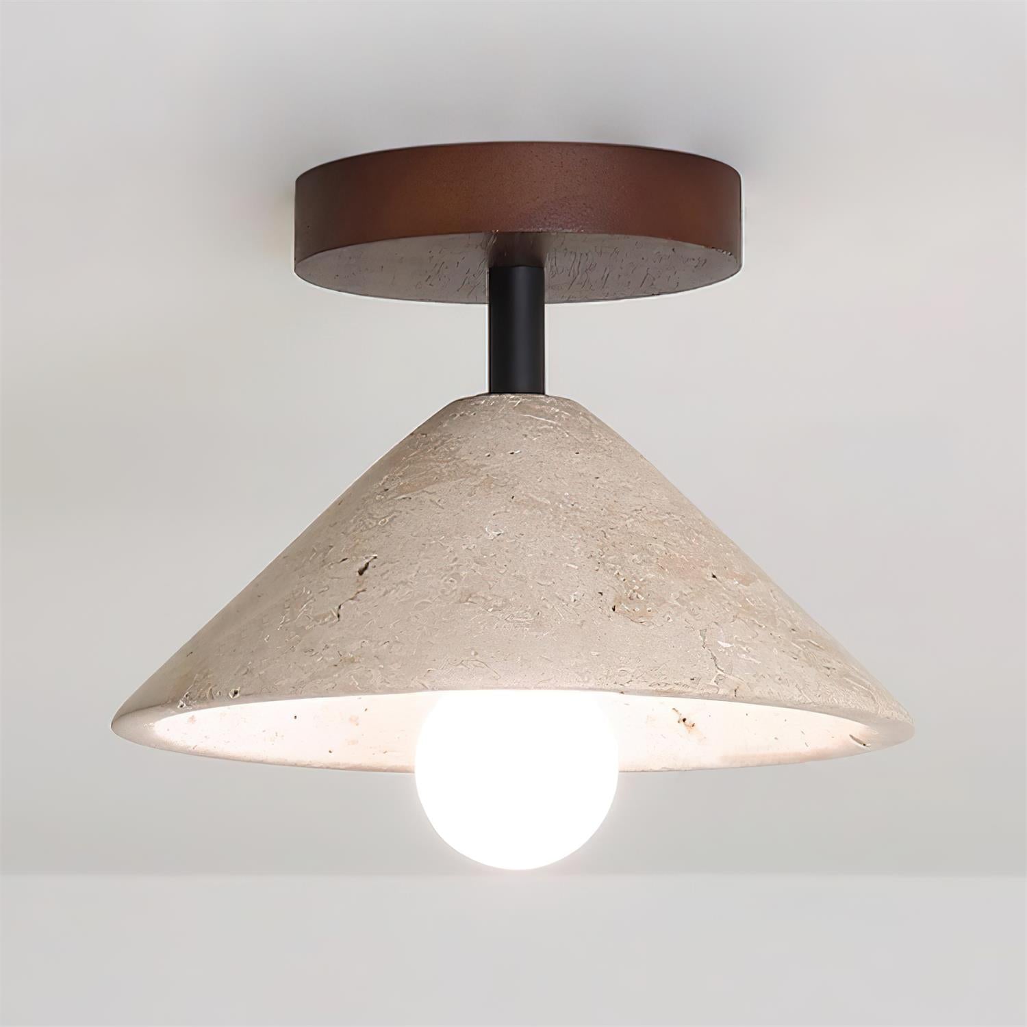 Sierra Travertine Ceiling Lamp