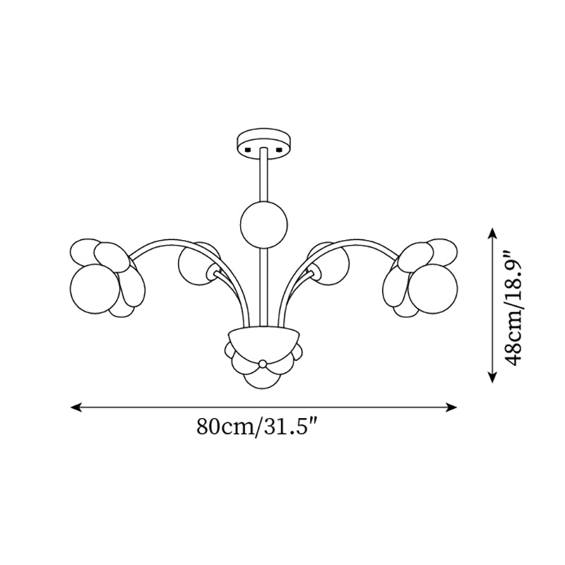 Sika Flower Chandelier