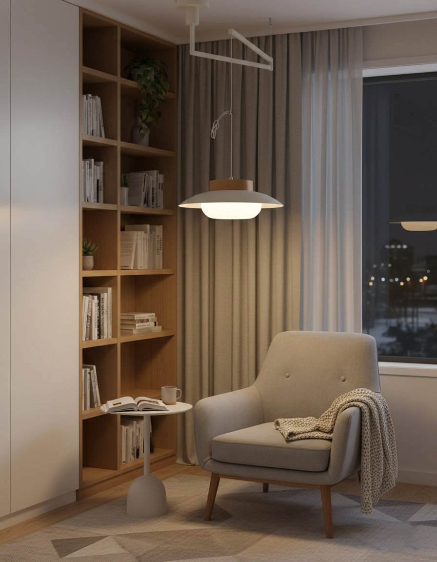 Sima Swing Arm Pendant Lamp