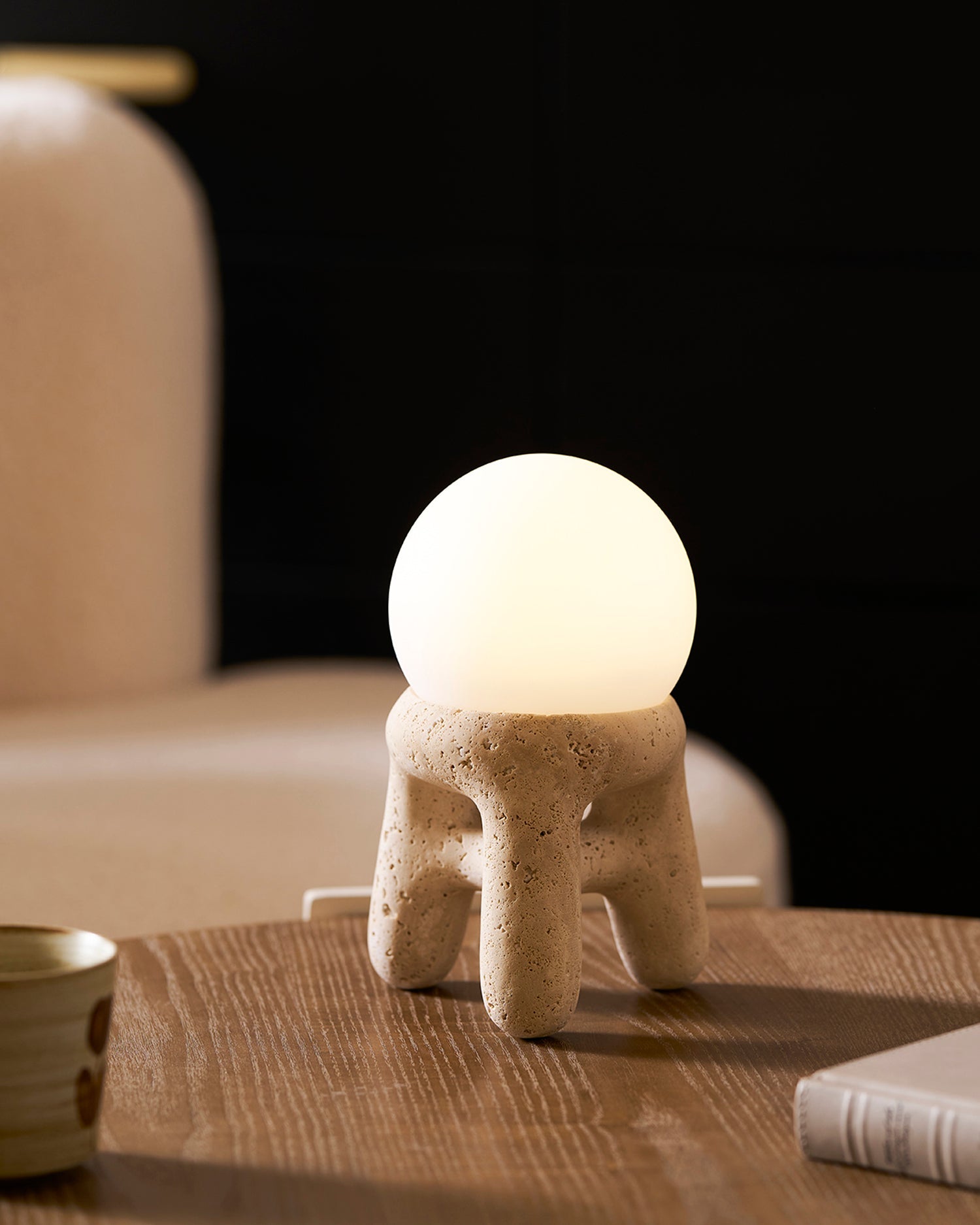 Small Stool Table Lamp