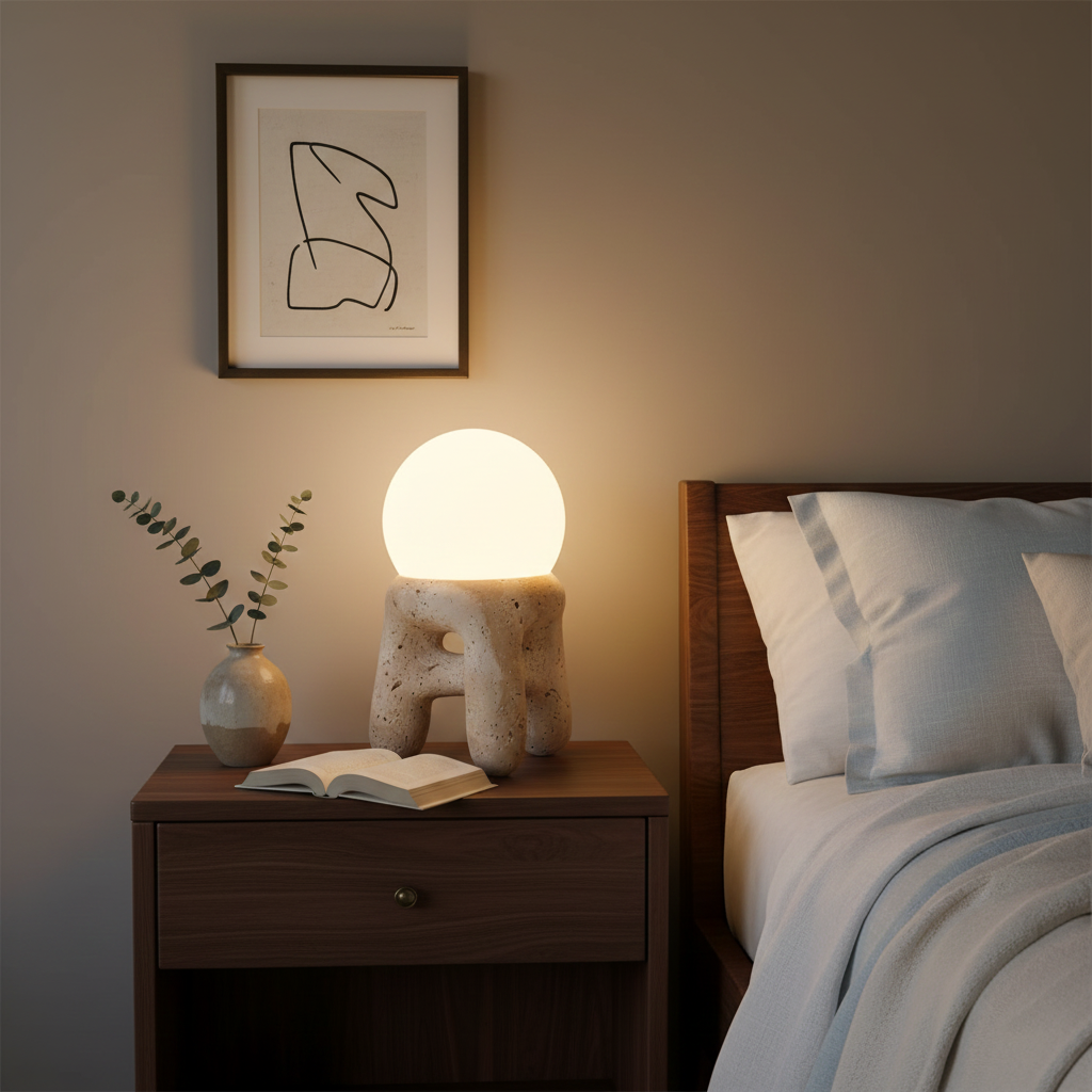 Small Stool Table Lamp