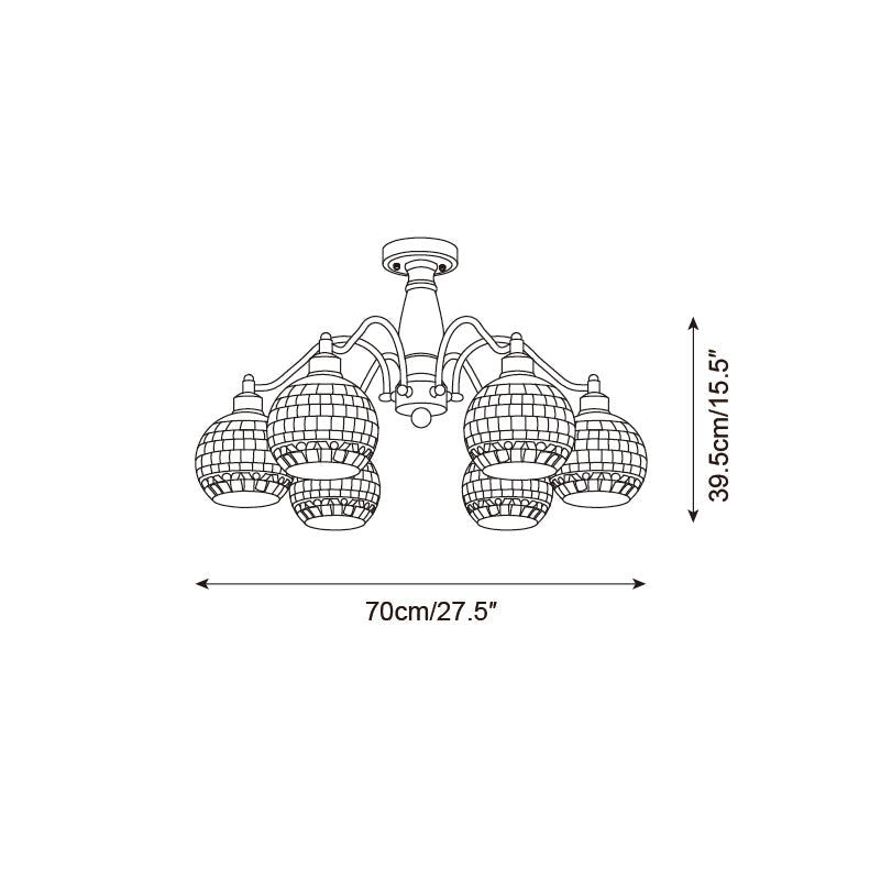 Solara Globe Chandelier