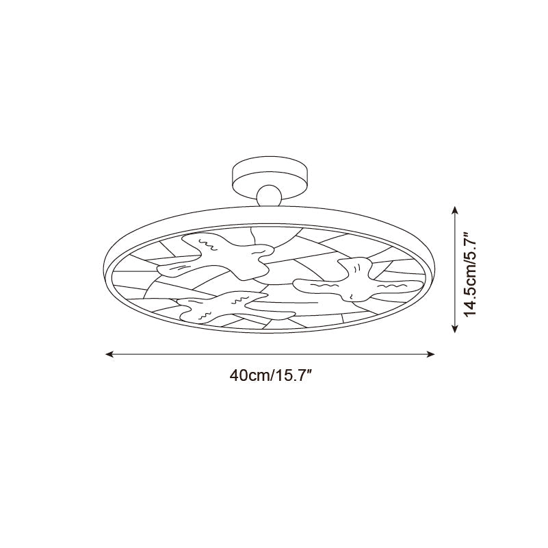 Soleil Flight Ceiling Lamp