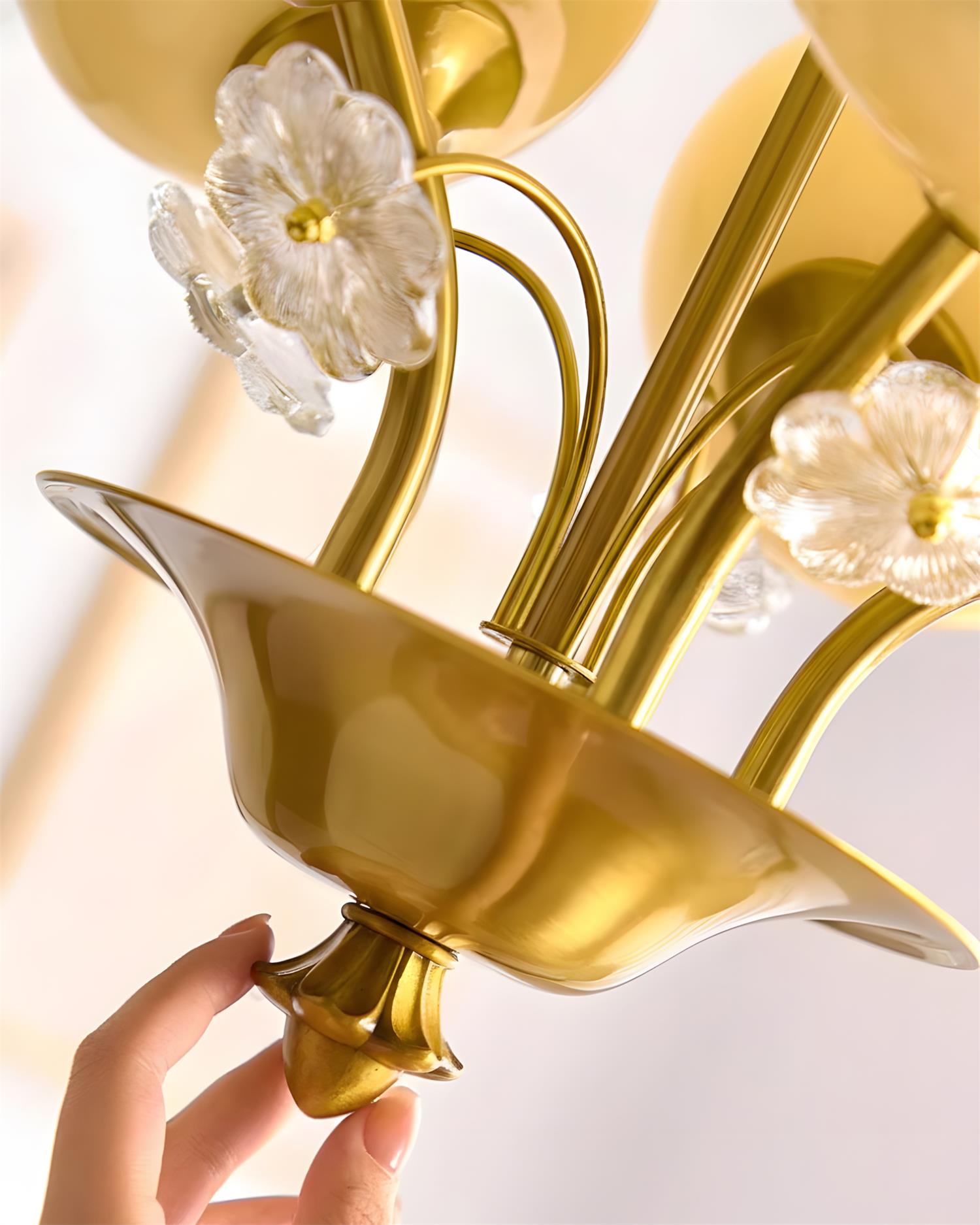Solenne Petal Chandelier