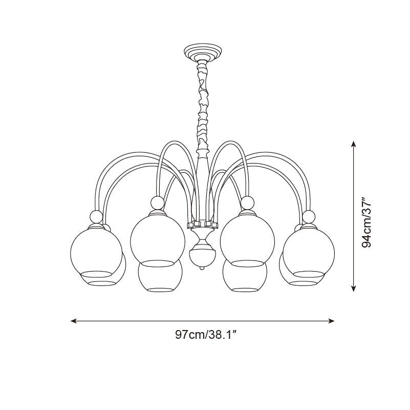 Solstice Glow Chandelier