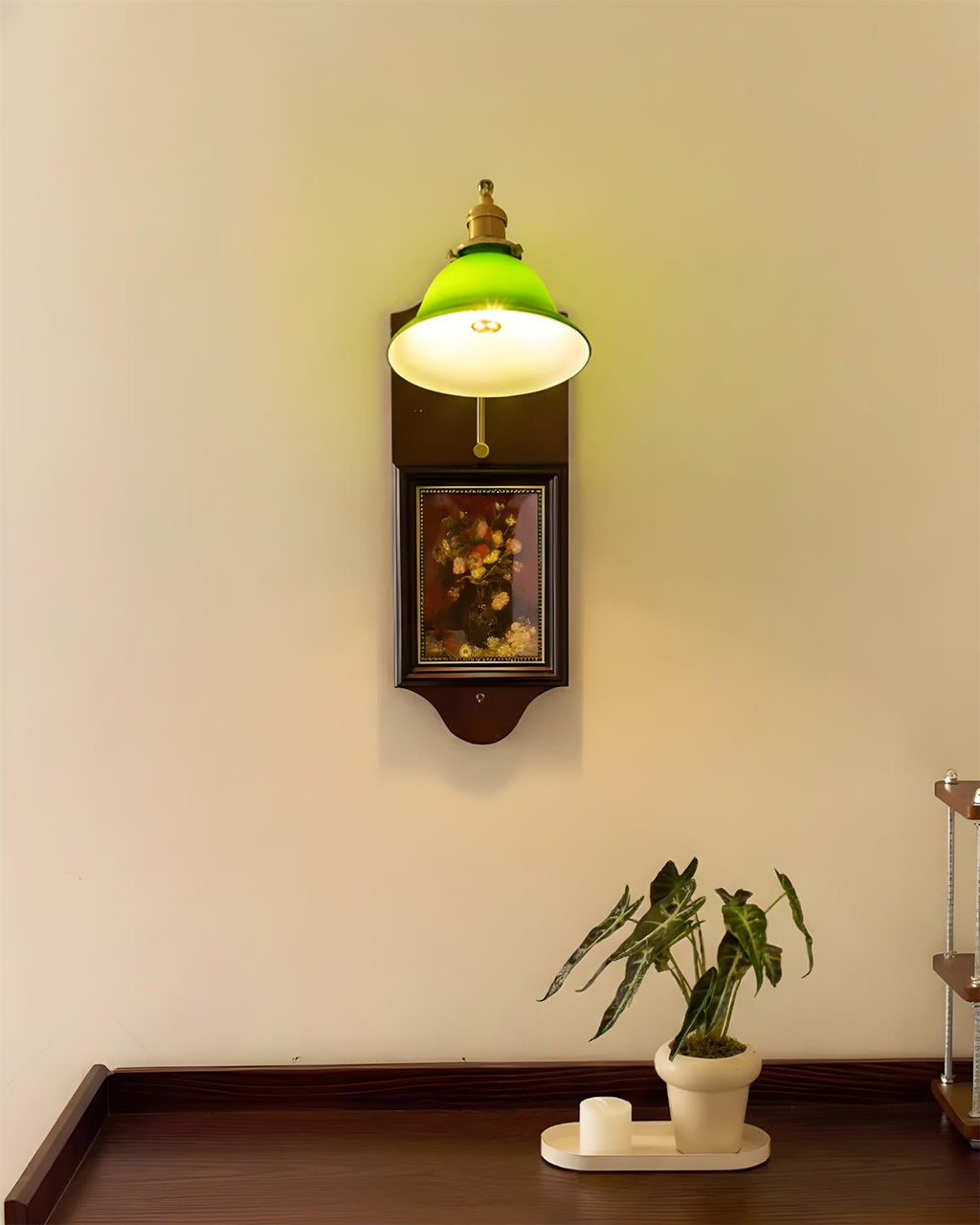 Stillness Green Wall Lamp