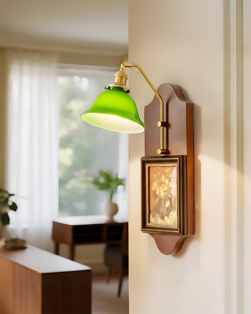 Stillness Green Wall Lamp