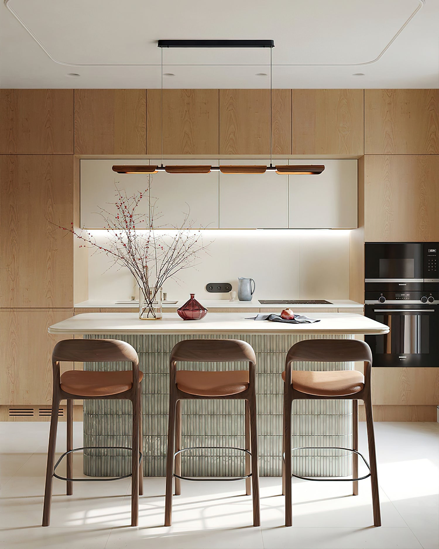 Strata Wood Chandelier